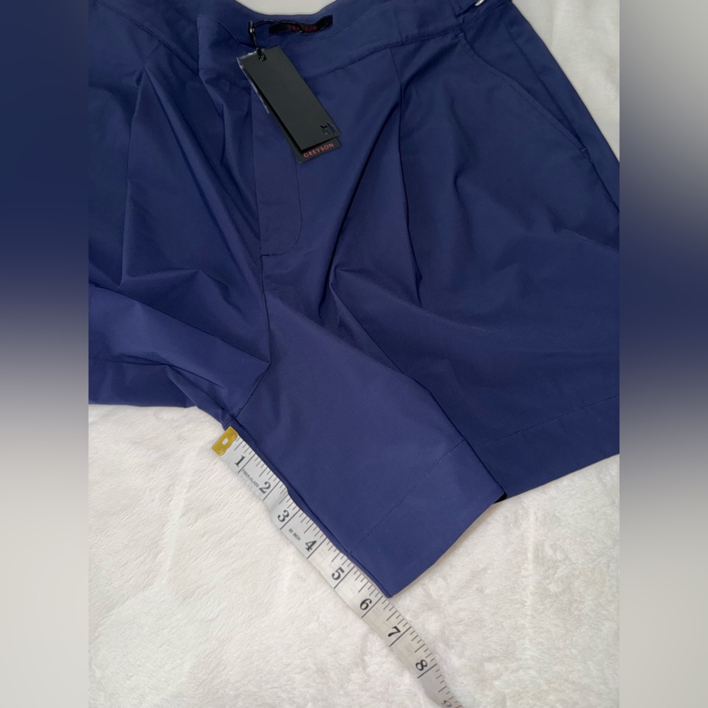Greyson Navy Blue Phoenix Trouser Shorts Womens Size Large NWT Over 50% Off NWT - Picture 10 of 12